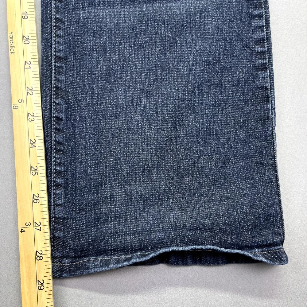NYDJ Barbara Women's Bootcut Lift X Tuck Jeans Dark Wash‎ Blue Size 36